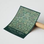 William Morris Flower Garden Deseni Duvar Tablosu, Ev Dekorasyonu