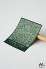 William Morris Flower Garden Deseni Duvar Tablosu, Ev Dekorasyonu - Görsel 7