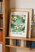 Flower Market Hawaii Posteri Duvar Tablosu, Ev Dekorasyonu - Görsel 5