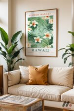 Flower Market Hawaii Posteri Duvar Tablosu, Ev Dekorasyonu - Görsel 6