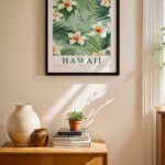 Flower Market Hawaii Posteri Duvar Tablosu, Ev Dekorasyonu