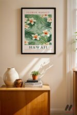 Flower Market Hawaii Posteri Duvar Tablosu, Ev Dekorasyonu