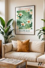 Flower Market Hawaii Posteri Duvar Tablosu, Ev Dekorasyonu - Görsel 3