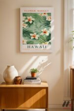 Flower Market Hawaii Posteri Duvar Tablosu, Ev Dekorasyonu - Görsel 8