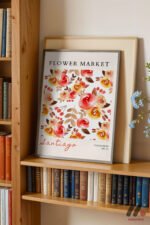Flower Market Santiago Duvar Tablosu, Ev Dekorasyonu - Görsel 2