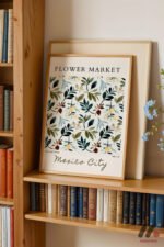 Flower Market Mexico City Duvar Tablosu, Ev Dekorasyonu - Görsel 5