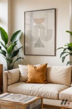 Minimal Kemer Çizgi Duvar Tablosu, Modern Ev Dekorasyonu - Görsel 3