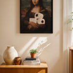 Mona Lisa Mizah Parodisi Duvar Tablosu, Modern Ev Dekorasyonu