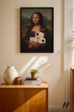 Mona Lisa Mizah Parodisi Duvar Tablosu, Modern Ev Dekorasyonu