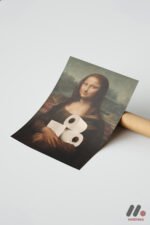 Mona Lisa Mizah Parodisi Duvar Tablosu, Modern Ev Dekorasyonu - Görsel 7
