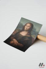 Mona Lisa Maskeli Parodi Duvar Tablosu, Modern Ev Dekorasyonu - Görsel 7