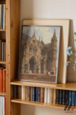Katedral Suluboya Duvar Tablosu, Modern Ev Dekorasyonu - Görsel 2