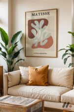 Matisse Papiers Decoupes Duvar Tablosu, Modern Ev Dekorasyonu - Görsel 6