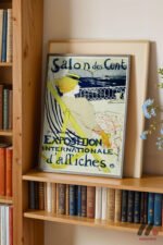 Salon des Cent Vintage Afiş Duvar Tablosu, Modern Ev Dekorasyonu - Görsel 2