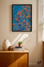 Van Gogh Badem Çiçeği Duvar Tablosu, Modern Ev Dekorasyonu