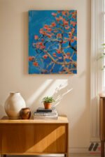 Van Gogh Badem Çiçeği Duvar Tablosu, Modern Ev Dekorasyonu - Görsel 8