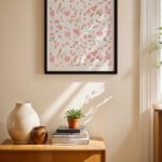 Küçük Çiçek Deseni Duvar Tablosu, Modern Ev Dekorasyonu