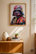 Pop Art Zırhlı Karakter Duvar Tablosu, Modern Ev Dekorasyonu - Görsel 4