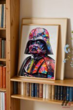 Pop Art Zırhlı Karakter Duvar Tablosu, Modern Ev Dekorasyonu - Görsel 5