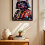 Pop Art Zırhlı Karakter Duvar Tablosu, Modern Ev Dekorasyonu