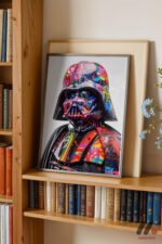 Pop Art Zırhlı Karakter Duvar Tablosu, Modern Ev Dekorasyonu - Görsel 2