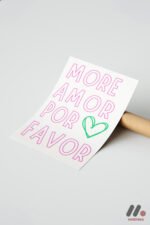 More Amor Por Favor Tipografi Duvar Tablosu, Modern Ev Dekorasyonu - Görsel 7