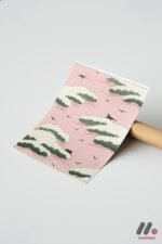 Pembe Bulut ve Kuş Deseni Duvar Tablosu, Modern Ev Dekorasyonu - Görsel 7