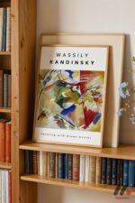 Kandinsky Sergi Posteri Duvar Tablosu, Modern Ev Dekorasyonu - Görsel 5
