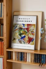 Kandinsky Sergi Posteri Duvar Tablosu, Modern Ev Dekorasyonu - Görsel 2