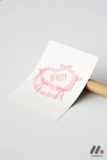 Beauty Kurdele Posteri Duvar Tablosu, Modern Ev Dekorasyonu - Görsel 7
