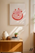 Love Pasta İllüstrasyonu Duvar Tablosu, Modern Ev Dekorasyonu - Görsel 8