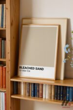 Bleached Sand Renk Kartı Duvar Tablosu, Huzurlu Ev Dekorasyonu - Görsel 5