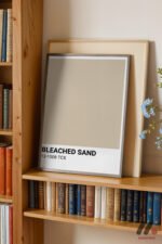 Bleached Sand Renk Kartı Duvar Tablosu, Huzurlu Ev Dekorasyonu - Görsel 2