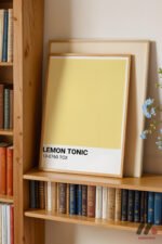 Lemon Tonic Renk Kartı Duvar Tablosu, Huzurlu Ev Dekorasyonu - Görsel 5
