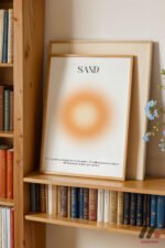 Sand Aura Posteri Duvar Tablosu, Huzurlu Ev Dekorasyonu - Görsel 5