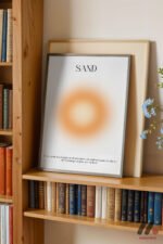 Sand Aura Posteri Duvar Tablosu, Huzurlu Ev Dekorasyonu - Görsel 2
