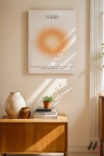 Sand Aura Posteri Duvar Tablosu, Huzurlu Ev Dekorasyonu - Görsel 8