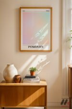 Positivity Aura Posteri Duvar Tablosu, Kişiye Özel Hediye - Görsel 4