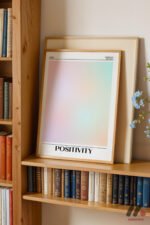 Positivity Aura Posteri Duvar Tablosu, Kişiye Özel Hediye - Görsel 5