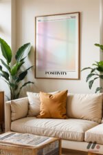 Positivity Aura Posteri Duvar Tablosu, Kişiye Özel Hediye - Görsel 6