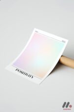 Positivity Aura Posteri Duvar Tablosu, Kişiye Özel Hediye - Görsel 7