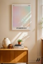 Positivity Aura Posteri Duvar Tablosu, Kişiye Özel Hediye - Görsel 8