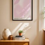 Divine Feminine Pembe Poster Duvar Tablosu, Kişiye Özel Hediye
