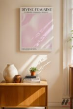 Divine Feminine Pembe Poster Duvar Tablosu, Kişiye Özel Hediye - Görsel 8