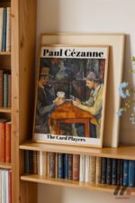 Paul Cezanne Kağıt Oyuncuları Duvar Tablosu, Sanatsever Hediyesi - Görsel 5