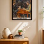 Paul Cezanne Kağıt Oyuncuları Duvar Tablosu, Sanatsever Hediyesi