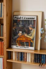 Paul Cezanne Kağıt Oyuncuları Duvar Tablosu, Sanatsever Hediyesi - Görsel 2