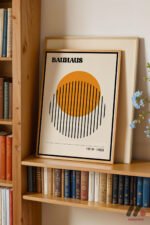 Bauhaus 1919-1923 Sergi Afişi Duvar Tablosu, Modern Ev Dekorasyonu - Görsel 5