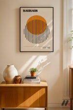 Bauhaus 1919-1923 Sergi Afişi Duvar Tablosu, Modern Ev Dekorasyonu - Görsel 8