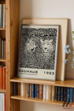 Bauhaus 1923 Leopar Desen Afişi Duvar Tablosu, Modern Ev Dekorasyonu - Görsel 2